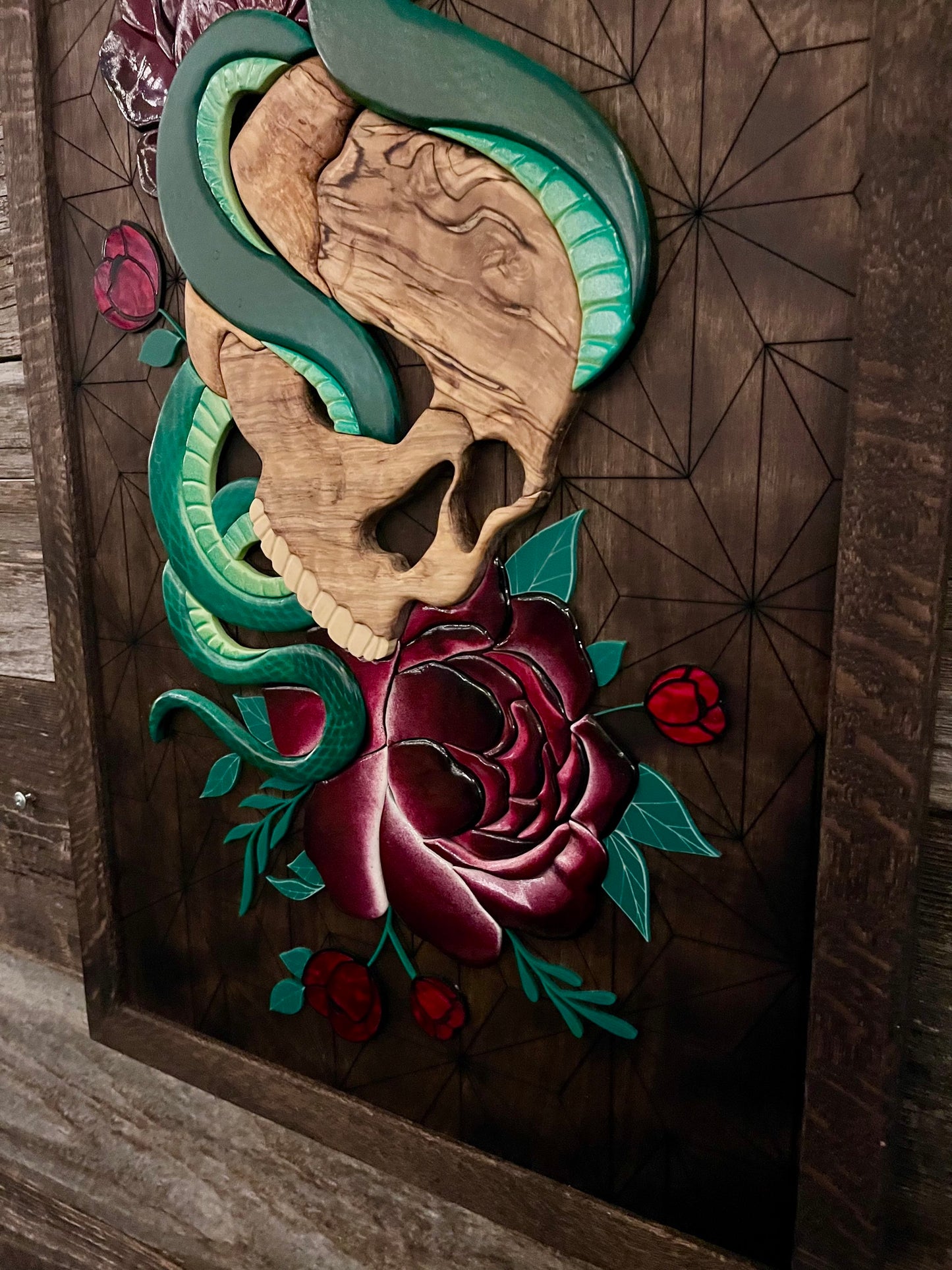 Snake & Floral image 3
