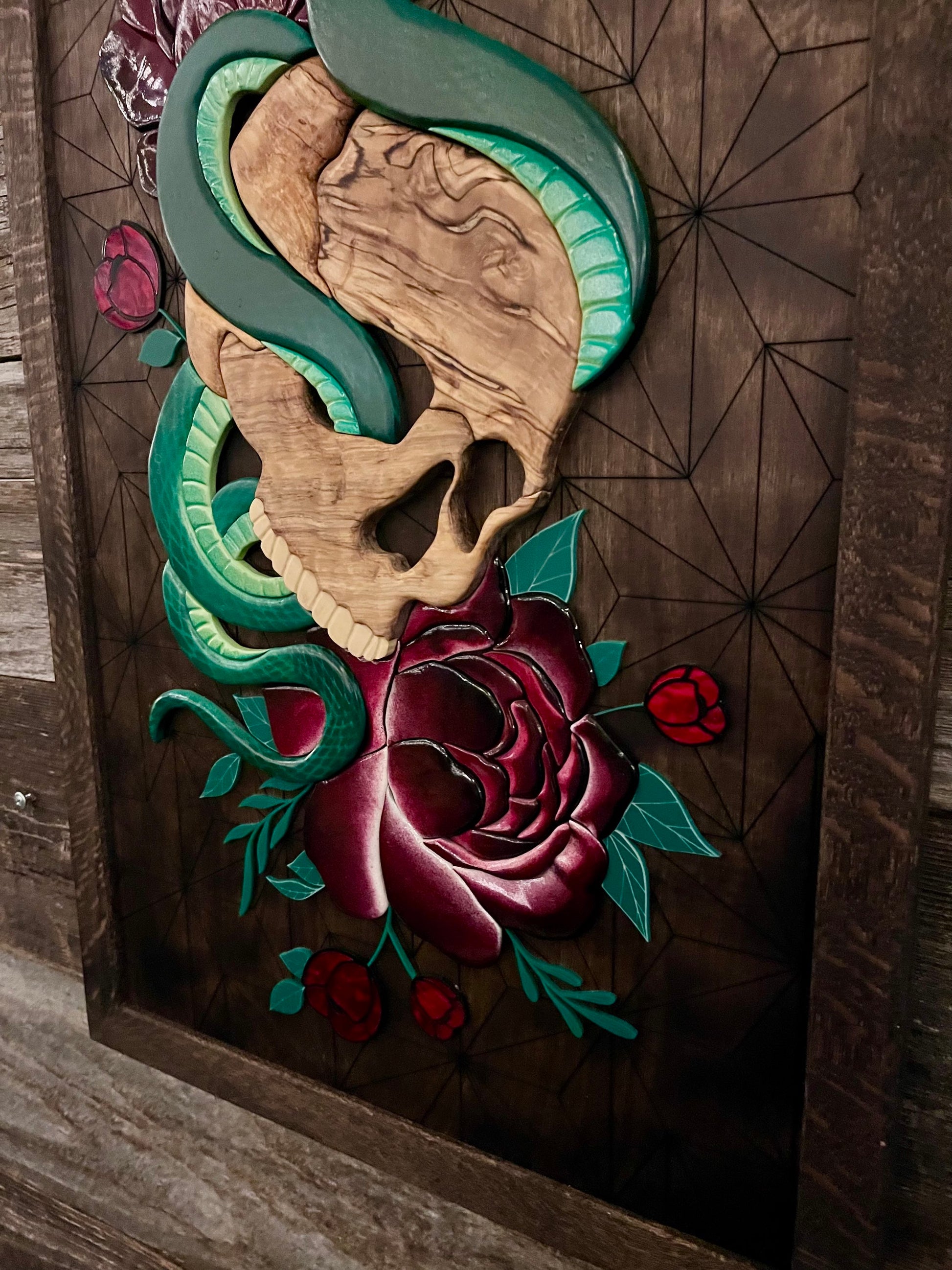 Snake & Floral image 3