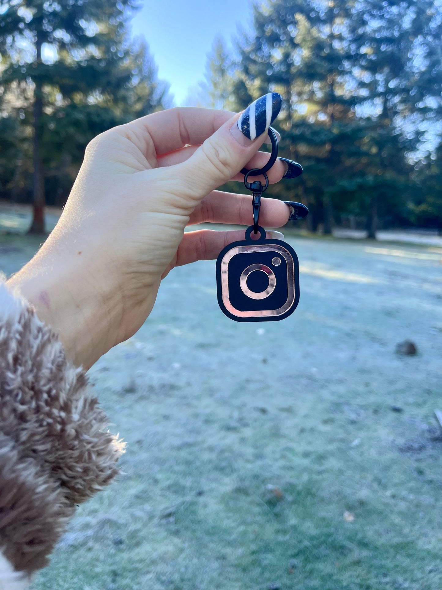 NFC Instagram Keychain