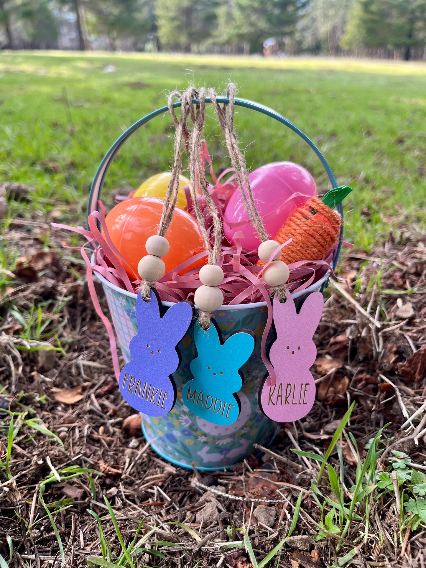 Easter Basket Tag - Peeps