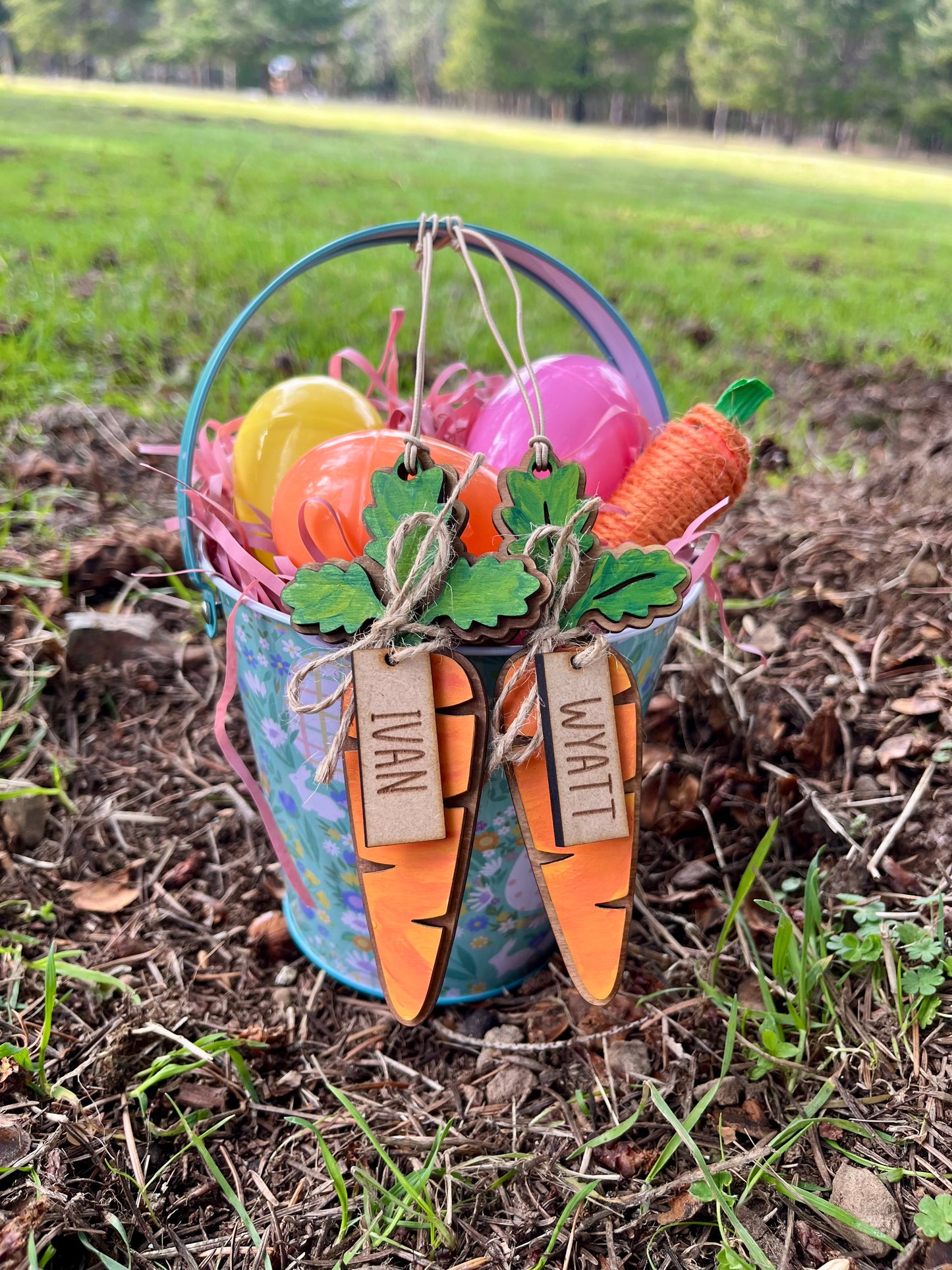 Easter Basket Tag - Carrot Tag