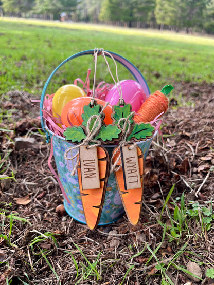 Easter Basket Tag - Carrot Tag