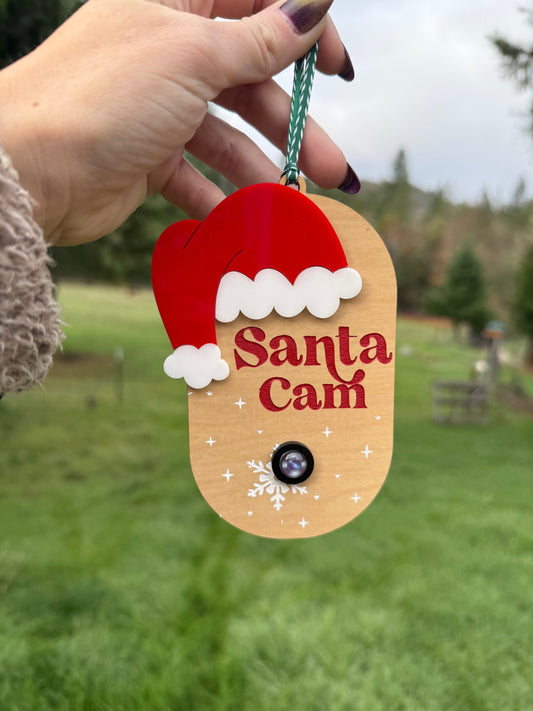 Santa Cam Ornament