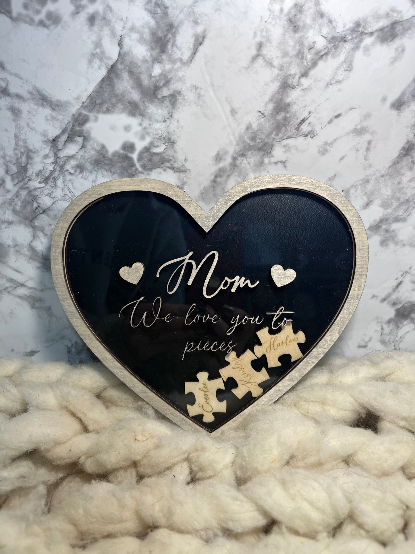 Mothers Day Heart Puzzle
