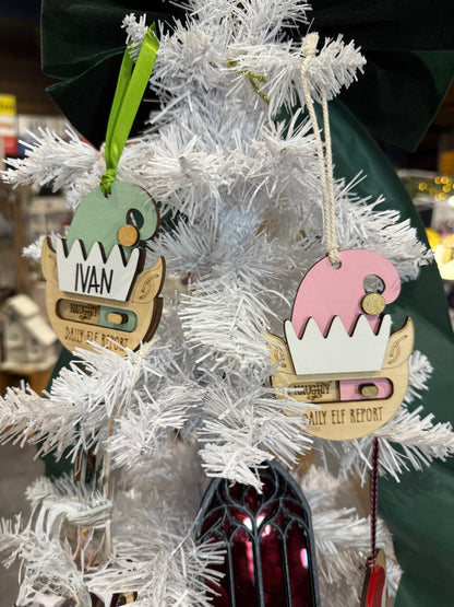 Daily Elf Report Ornaments