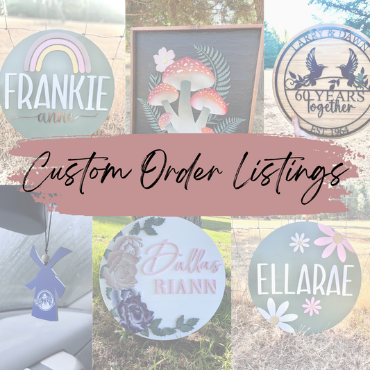 Custom Orders - Door Hanger