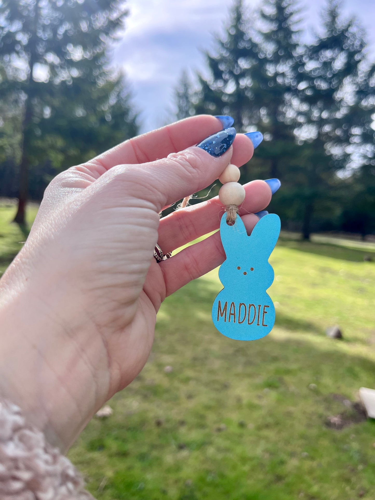 Easter Basket Tag - Peeps