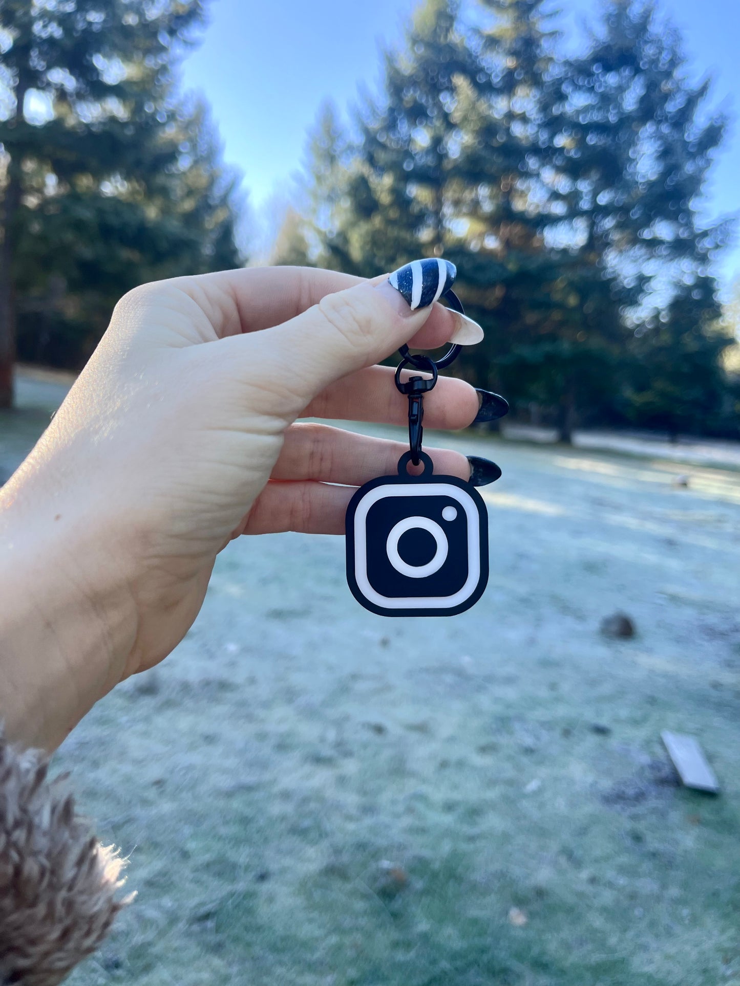 NFC Instagram Keychain