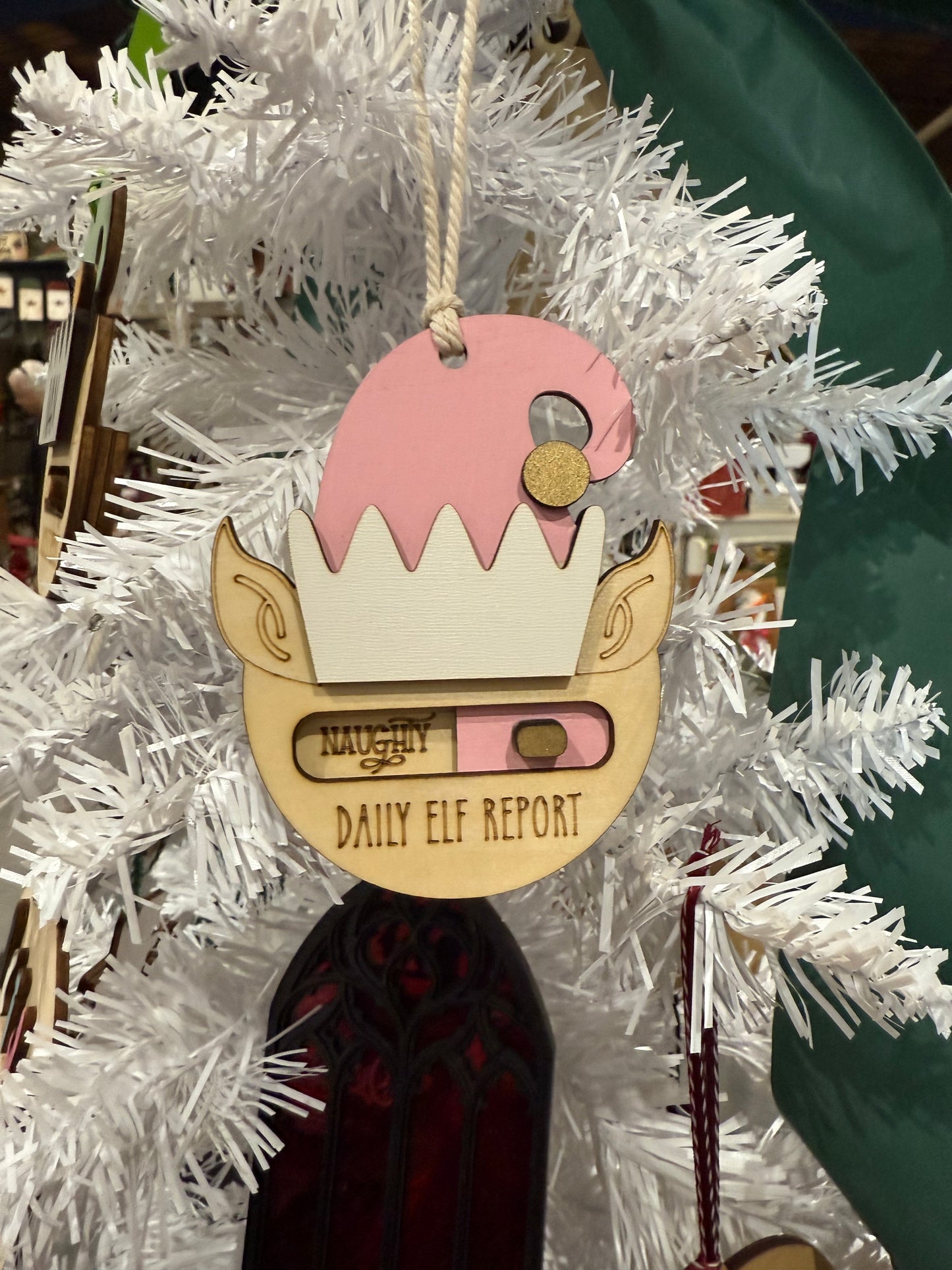 Daily Elf Report Ornaments
