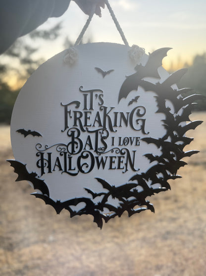 It's Freaking Bats Door Hanger