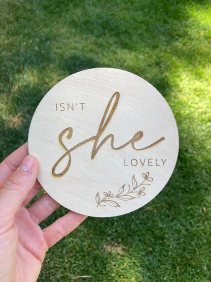 Gender Reveal Plaque