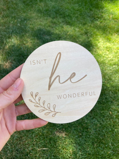 Gender Reveal Plaque