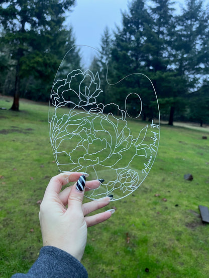 Custom Acrylic Paint Palette