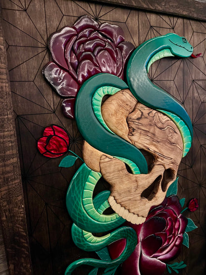 Snake & Floral image 2