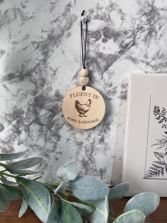 Fowl Language Mirror Hanger